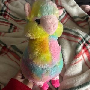 Rainbow Plush Llama Stuffed Animal